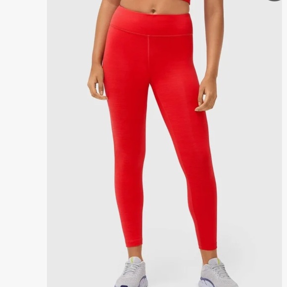 Outdoor voices red leggings size medium - Picture 1 of 8